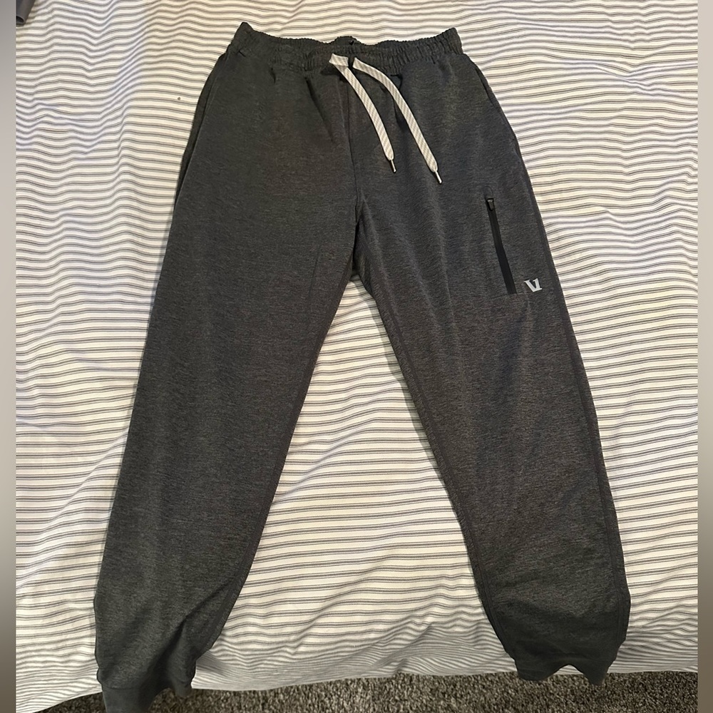 Vuori Sunday Performance Joggers - Heather Grey - Size:Small